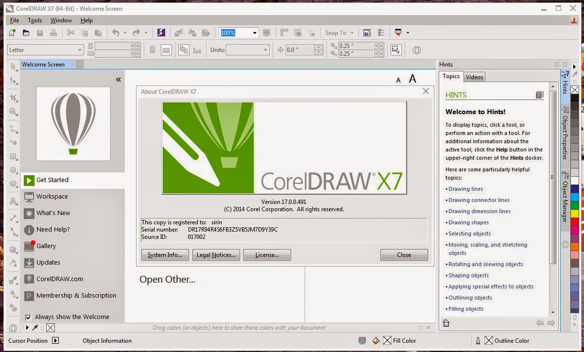 CorelDRAW Graphics Suite X7 17.0.0.491 Full