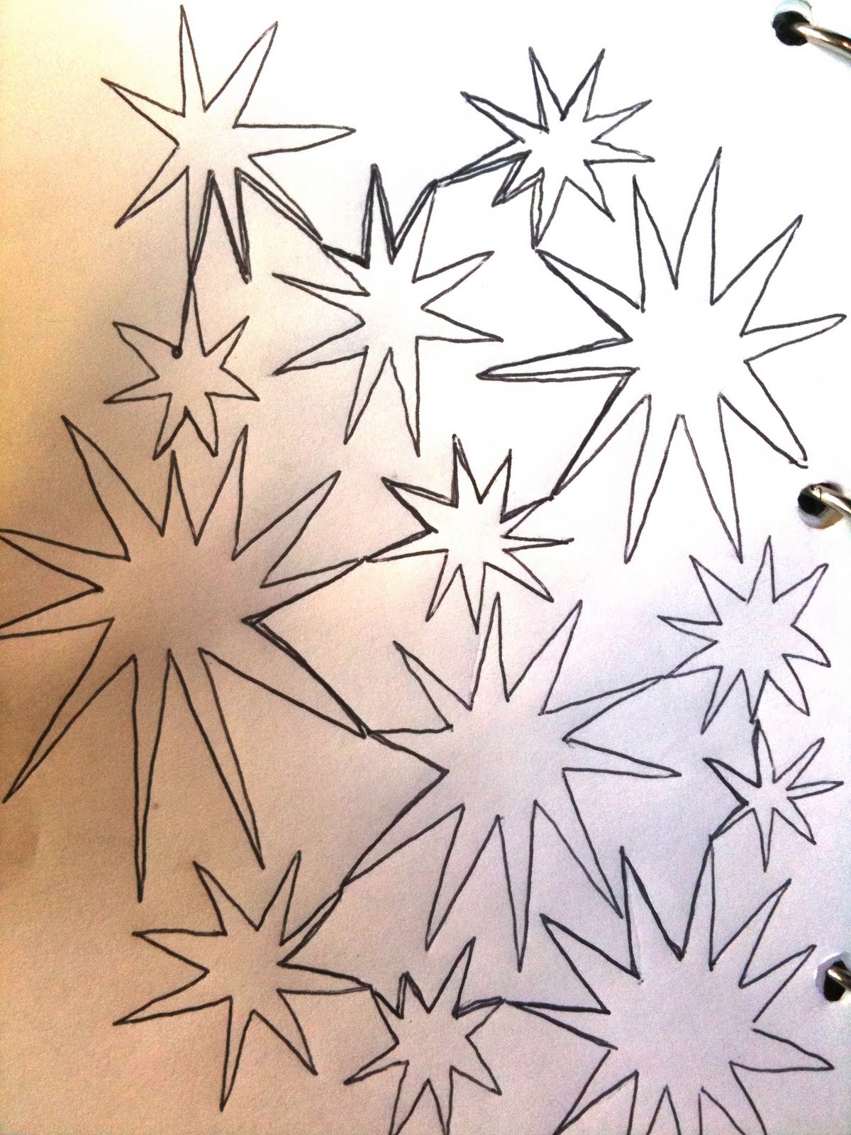 A Few Scraps: All-over Starburst quilting