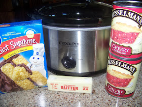 Kitchen Simmer: Cherry Cobbler in the Slow Cooker
