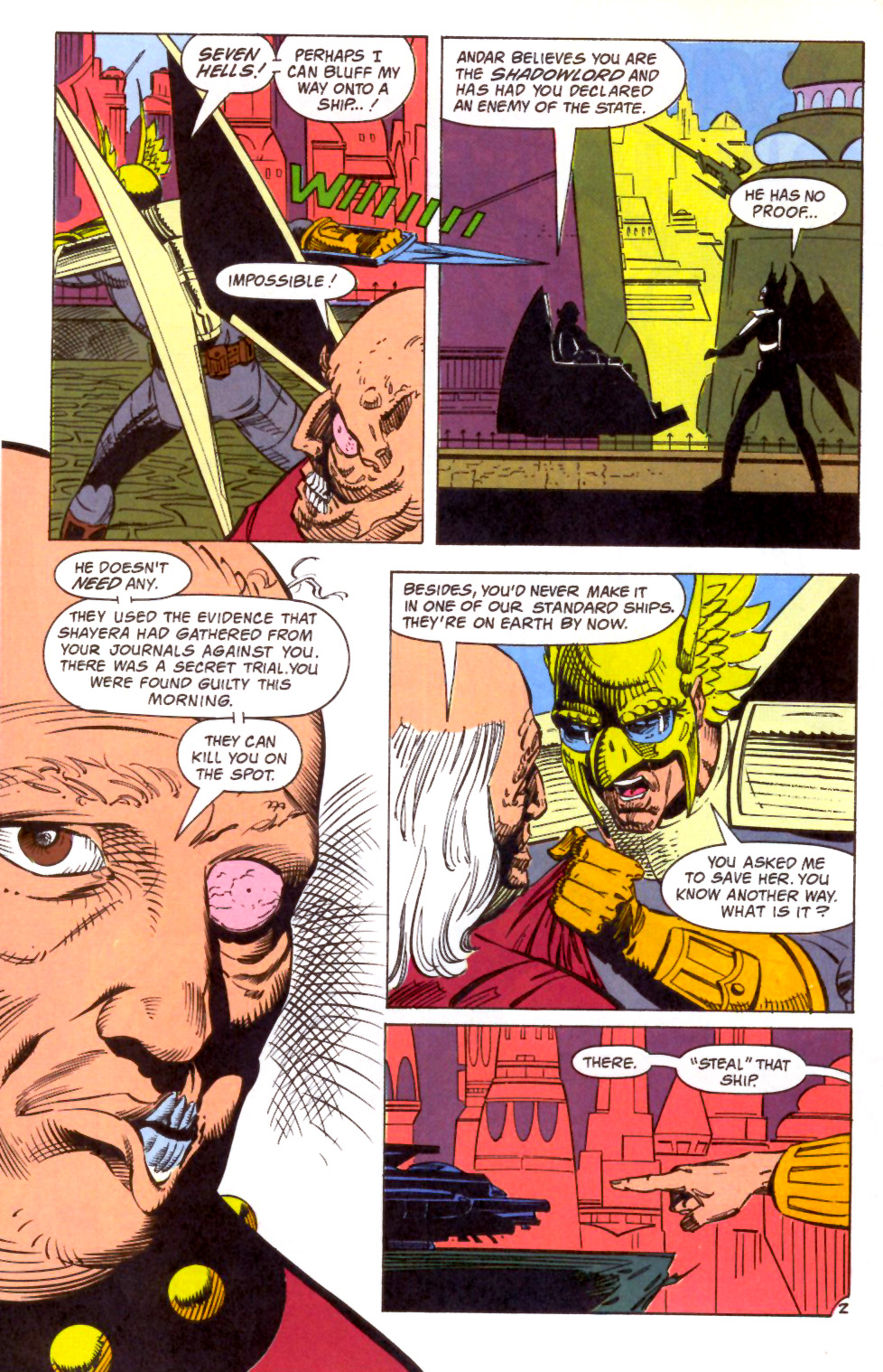 Read online Hawkworld (1990) comic -  Issue #25 - 3