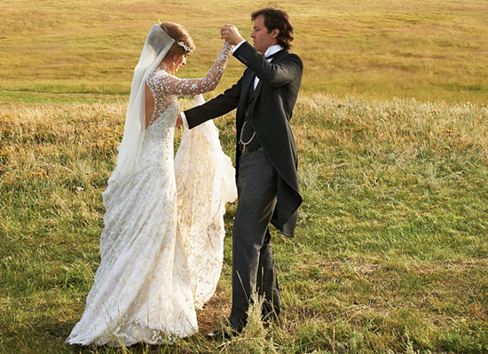 Lauren Bush and David Lauren Wedding via Vogue