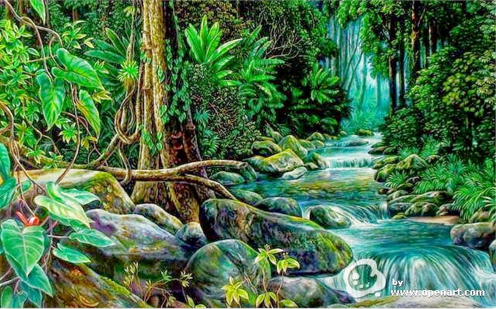 paisajes-naturales-cuadros-realistas pinturas-al-oleo-de-paisajes-naturales