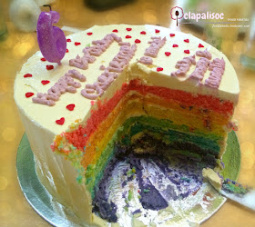 Rainbow Cake from Family Favorites Bakery