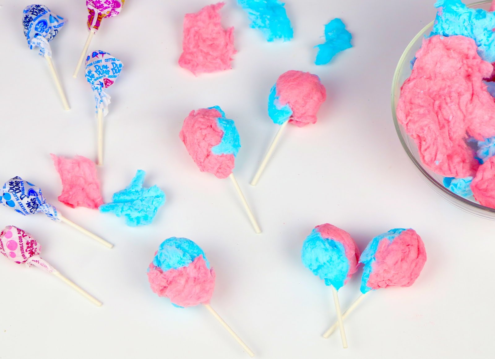 VIDEO Mini Cotton Candy Lollipops - The Lindsay Ann