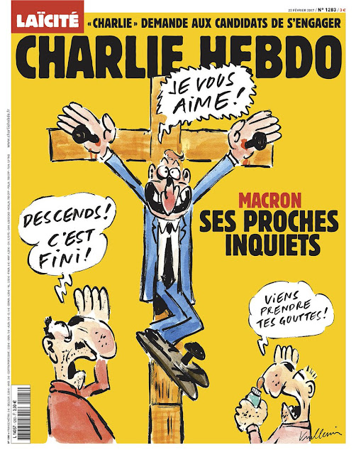 RADIOHERN Une du Charlie Hebdo du 22 Février 2017 Macron CharlieHebdo