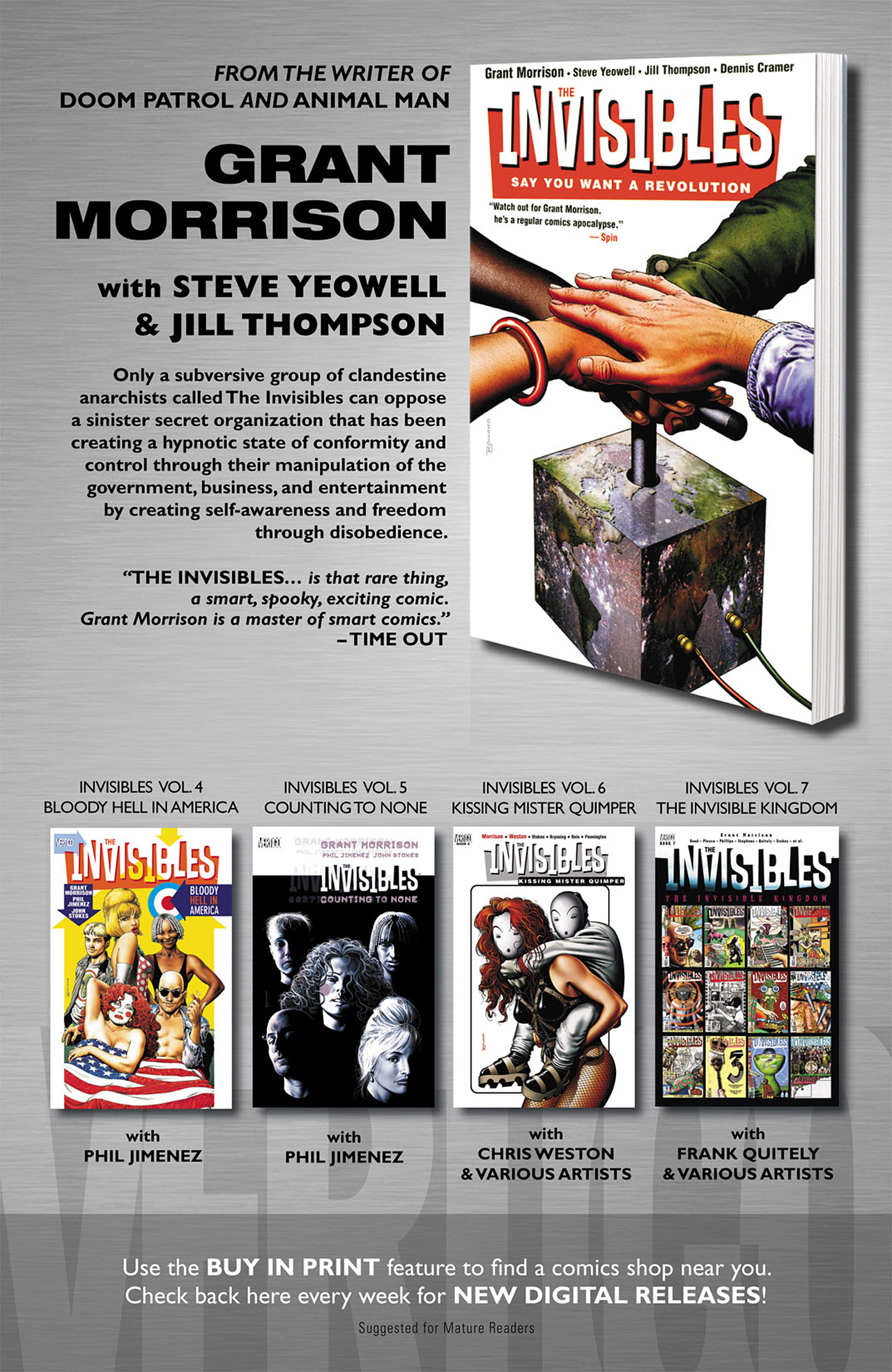 Read online The Invisibles (1994) comic -  Issue #21 - 26