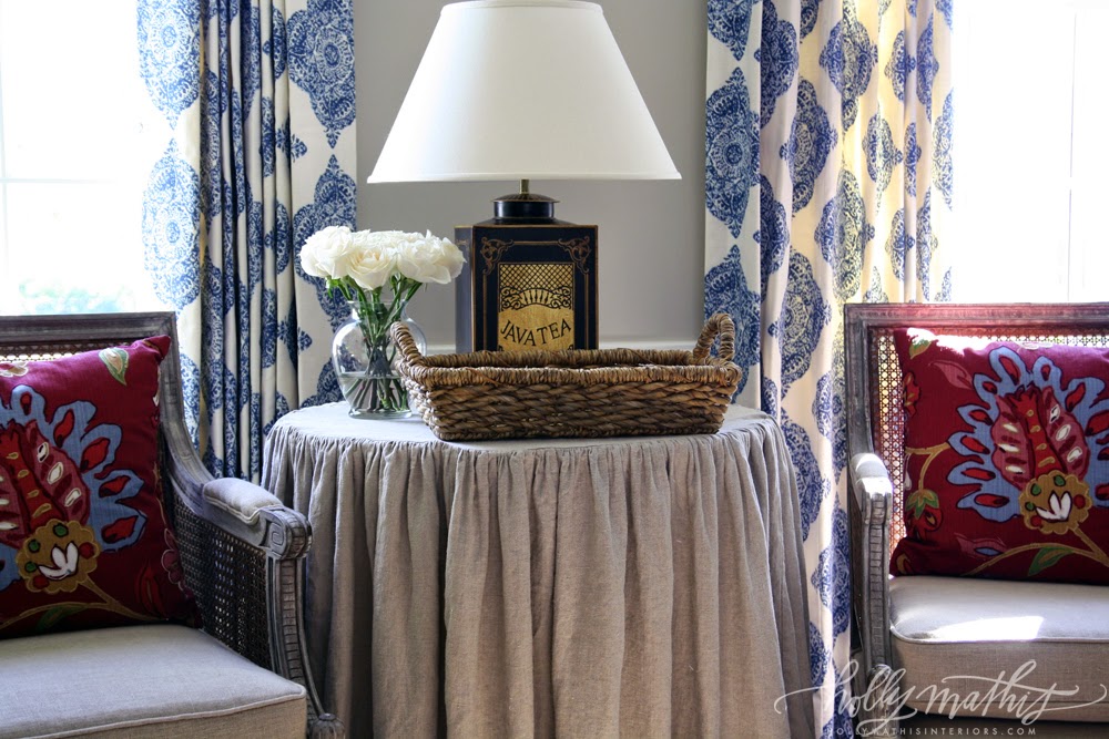 Skirted Tables East Meets South