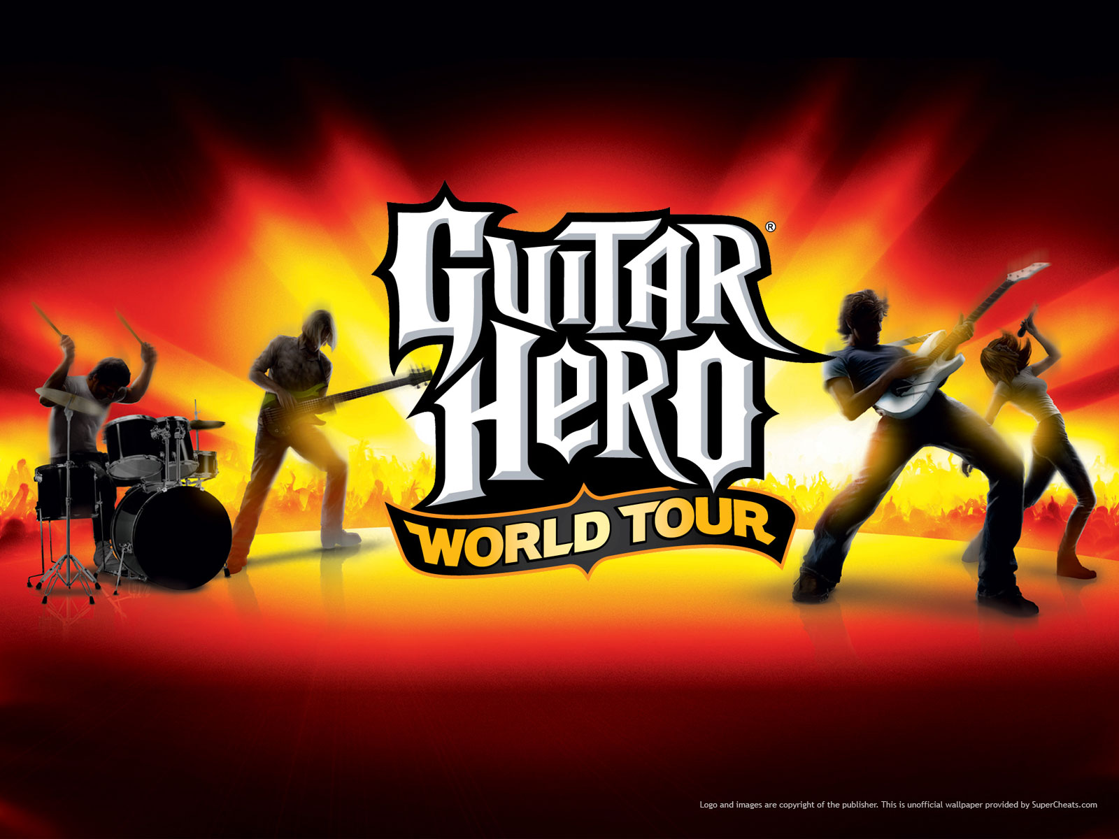 guitar hero world tour purple line