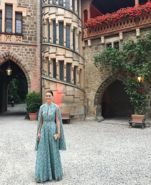 Princess Marie Chantal and Pippa Middleton wore Erdem Kenzie dress. Beatrice Borromeo, Tatiana Santo Domingo, Charlotte Casiraghi, Princess Alexandra, Prince Christian, Alessandra de Osma