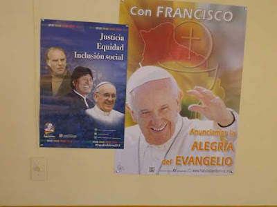  Der argentinische Papst versteht sich gut mit dem bolivianischen Präsidenten