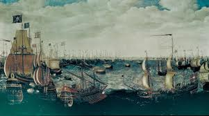 Batalla naval entre La Armada Invencible y La Armada Inglesa