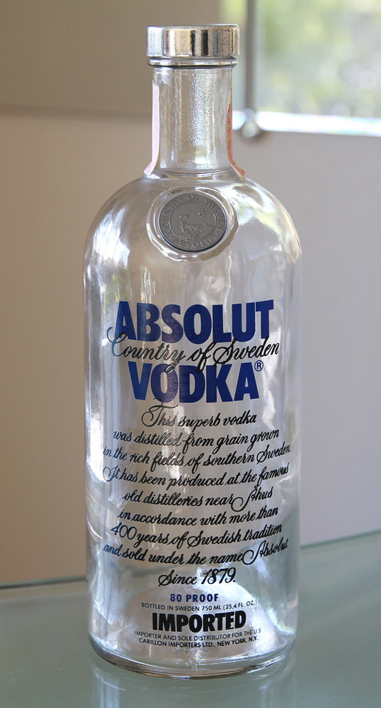 First Versions Absolut Vodka