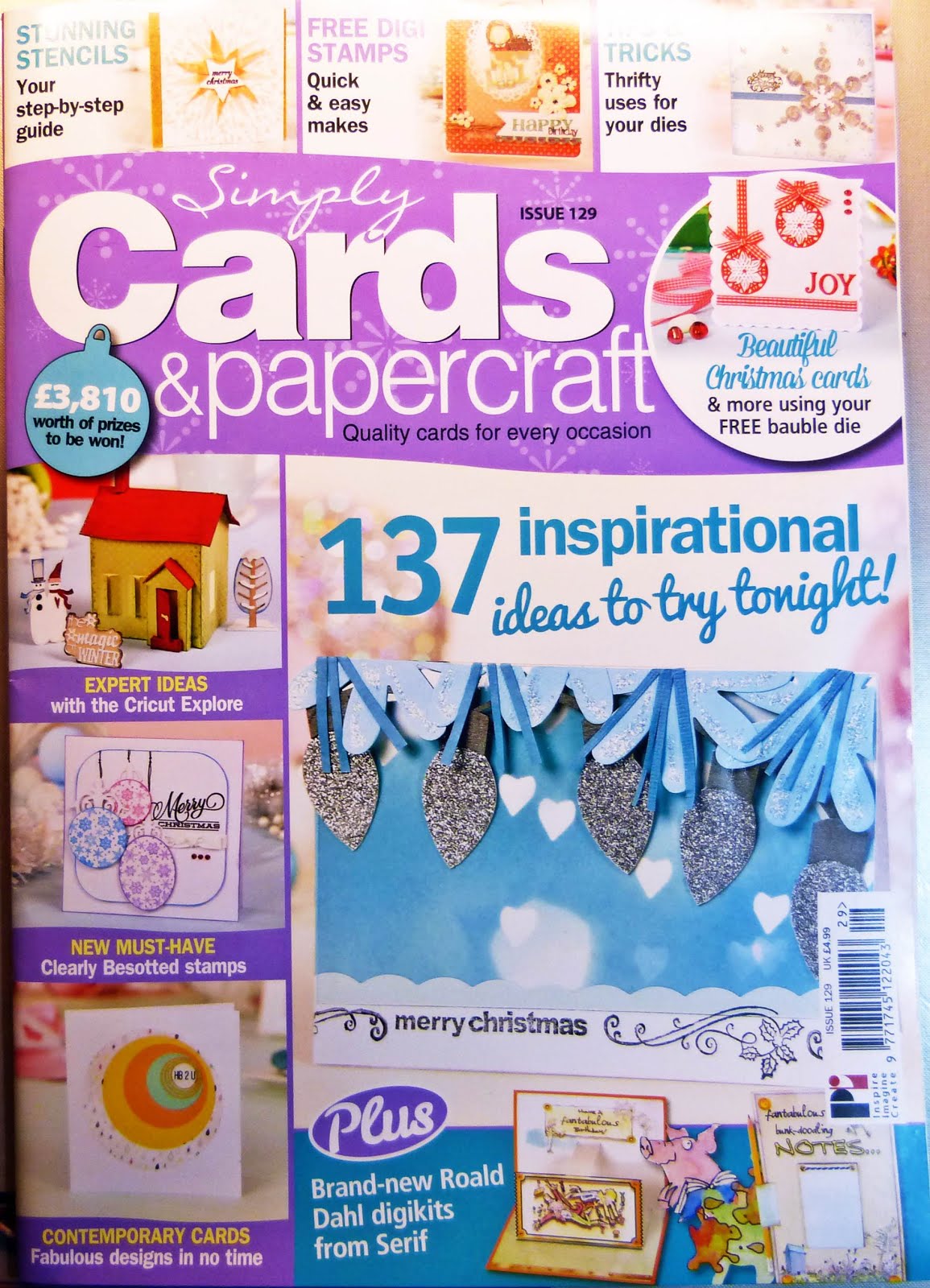 Published Simply Cards & Papercrafts Issue 129