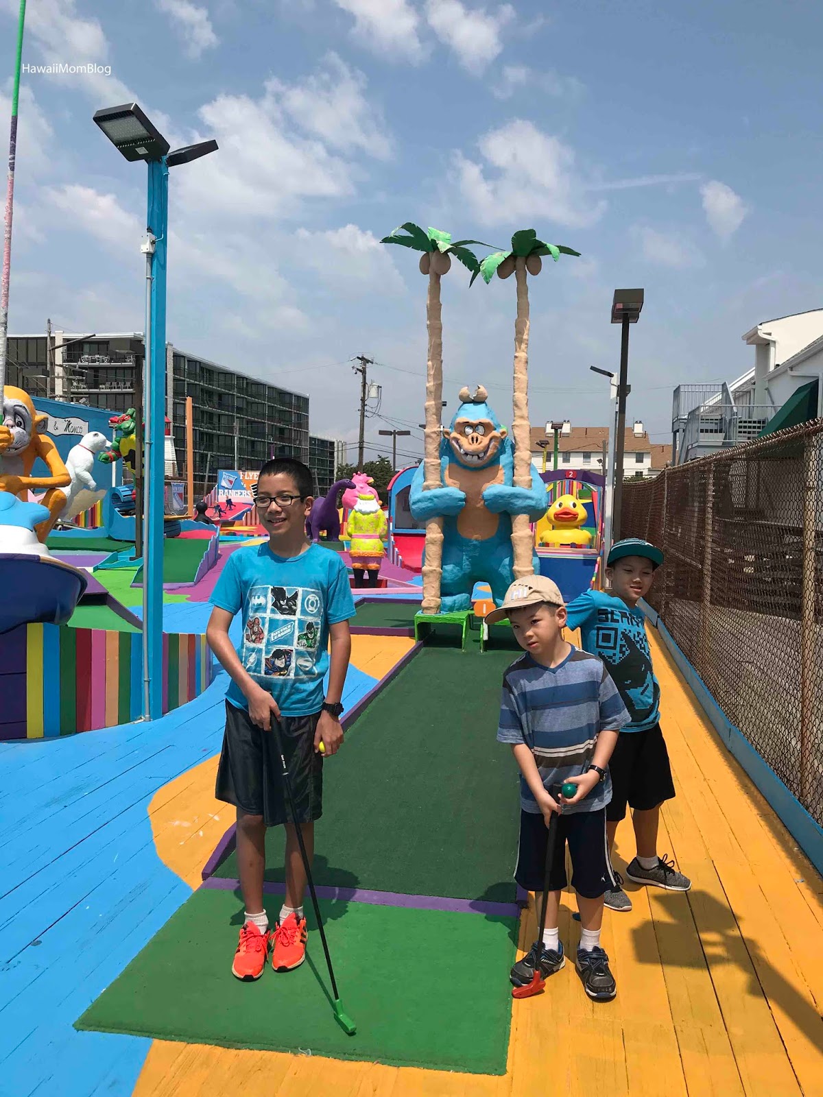 Hawaii Mom Blog Visit New Jersey Goofy Golf