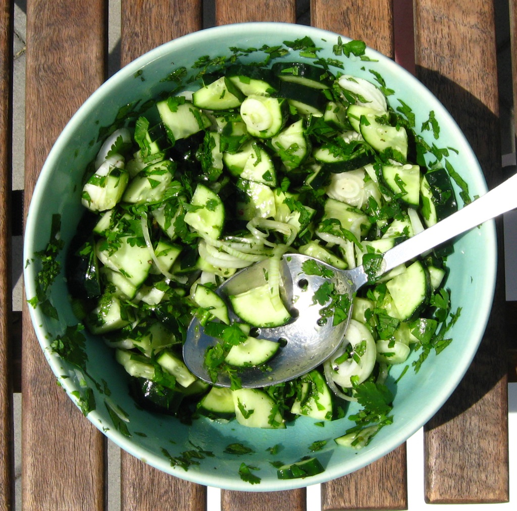 Minted Cucumber Salad