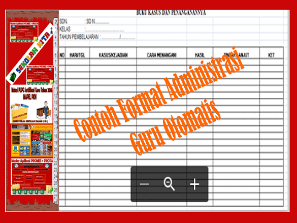 Download Pola Format Buku Manajemen Guru Otomatis Versi Terbaru