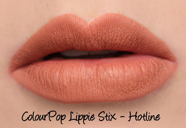 ColourPop Lippie Stix - Hotline Swatches & Review