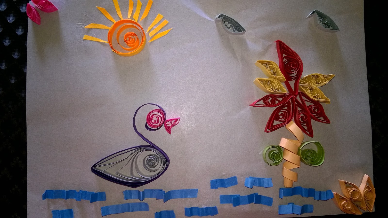 The Delicious Designs Paper Quilling Design Nature ) P