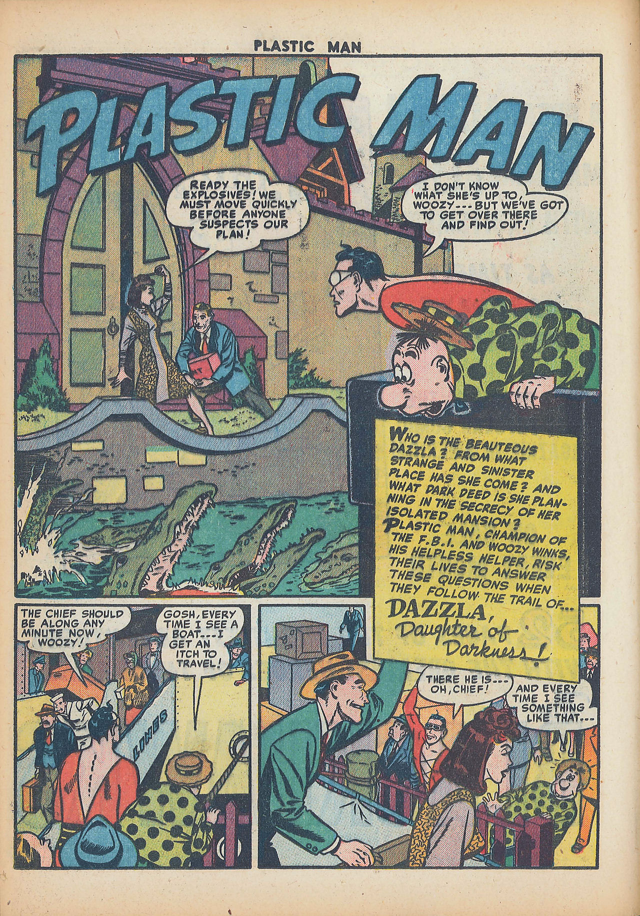 Read online Plastic Man (1943) comic -  Issue #30 - 16