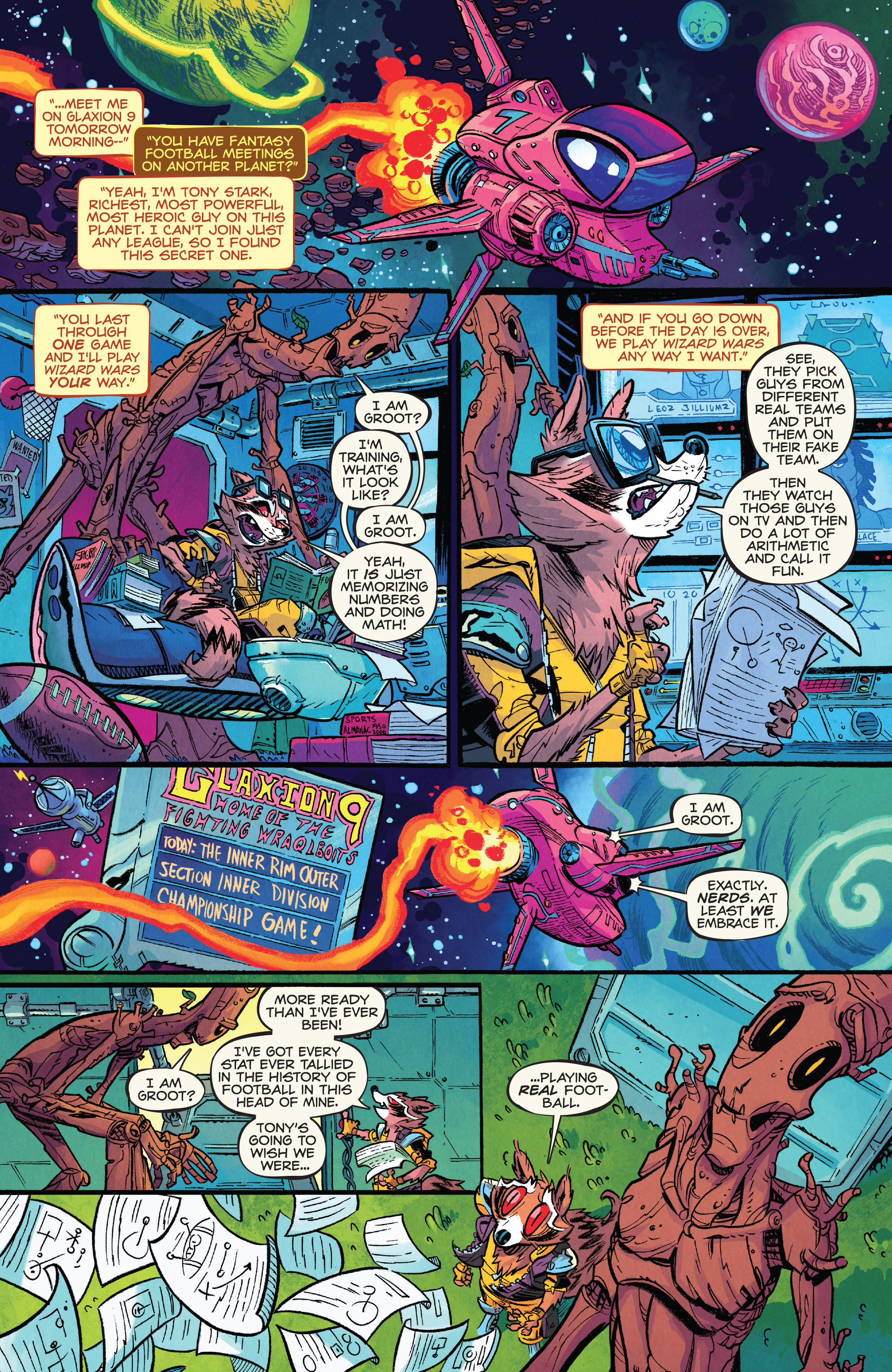 Read online Rocket Raccoon & Groot comic -  Issue #4 - 8