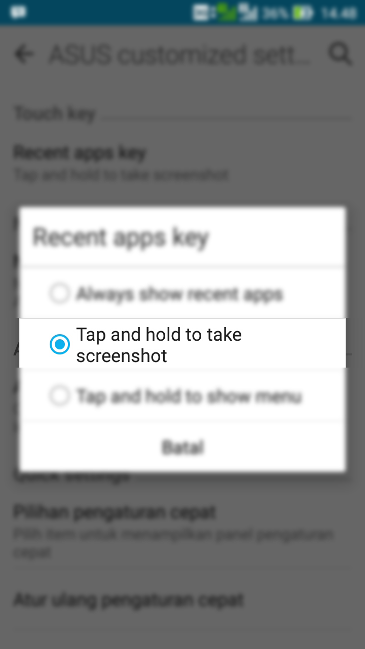 Screenshot Asus Zenfone Tanpa Menggunakan Tombol Fisik Terbaik dan