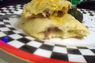 Attack of the Hungry Monster: Bacon Cheeseburger Calzones