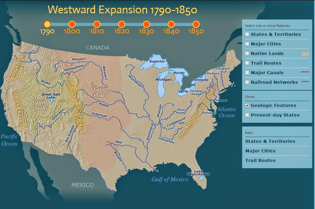 CLASS 5-102: Westward Expansion Through Maps