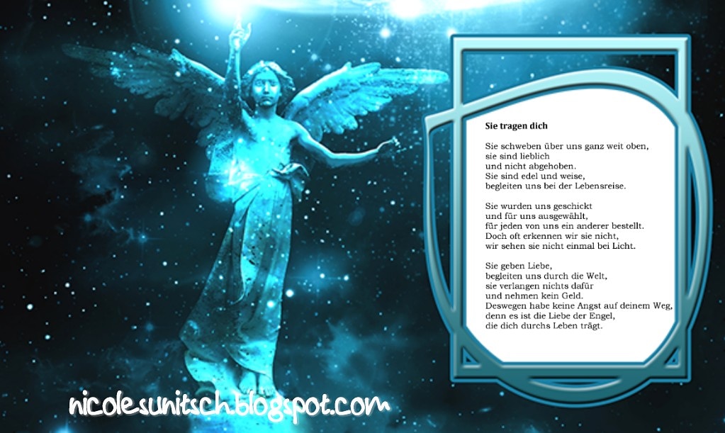 Gedichte Von Nicole Sunitsch Autorin Engel Sie Tragen Dich