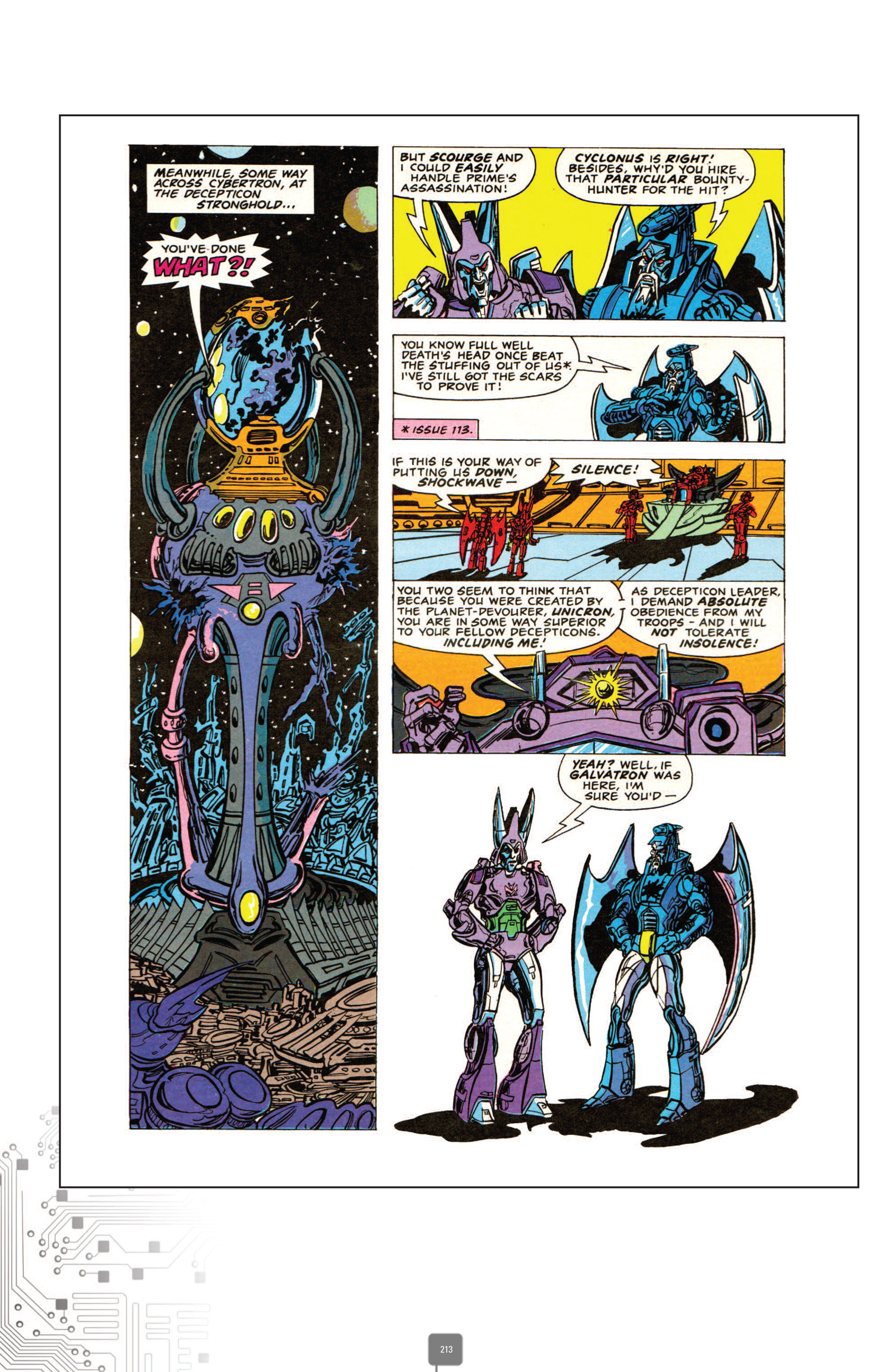 Read online The Transformers Classics UK comic -  Issue # TPB 4 - 213