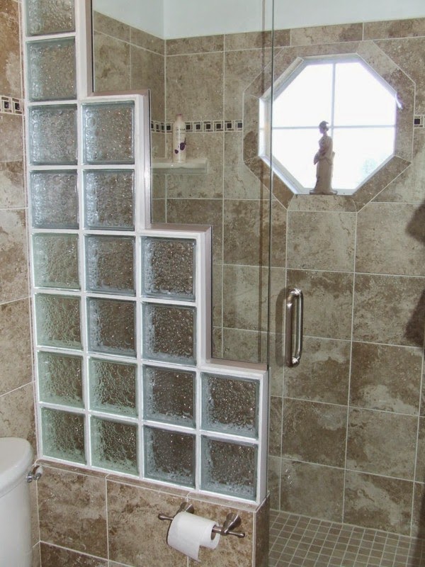 Glass blocks for shower – 44 great pictures!
