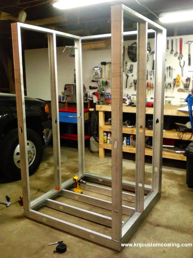 Powder Coating Oven Wall Frame