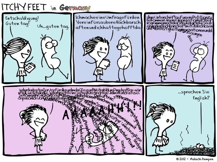 Itchy Feet: Comprehension