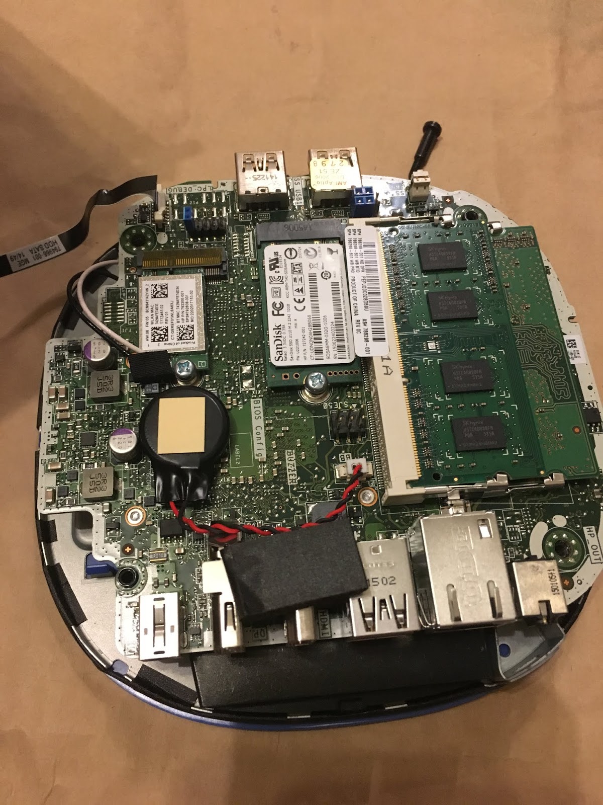 Hp Stream Mini 200 020jp をeaseus Todo Backupを使ってssd換装した記録 40歳ぐらいの雑談系日記