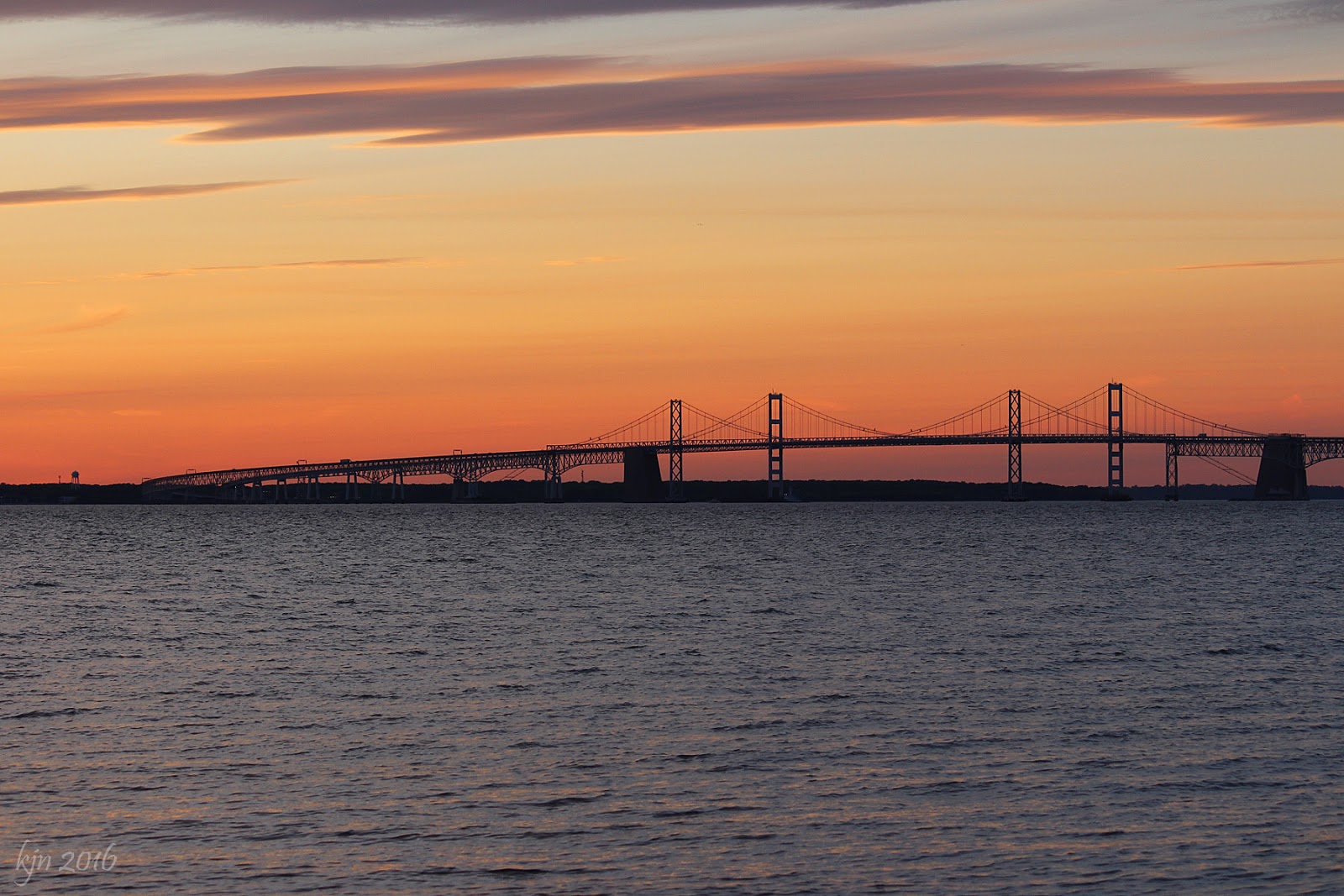The Outskirts of Suburbia Bay Bridge from Queen Anne's County