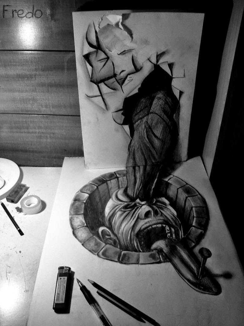 InSitu: Alucinantes dibujos a lápiz 3D