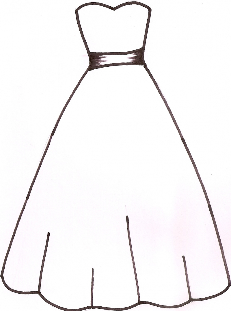 dress shape clip art - photo #6