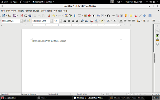 LibreOffice writer