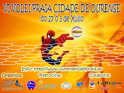 cartel torneo de volei praia 