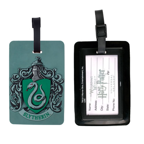 Harry Potter Movie Memorabilia Slytherin Luggage Tag