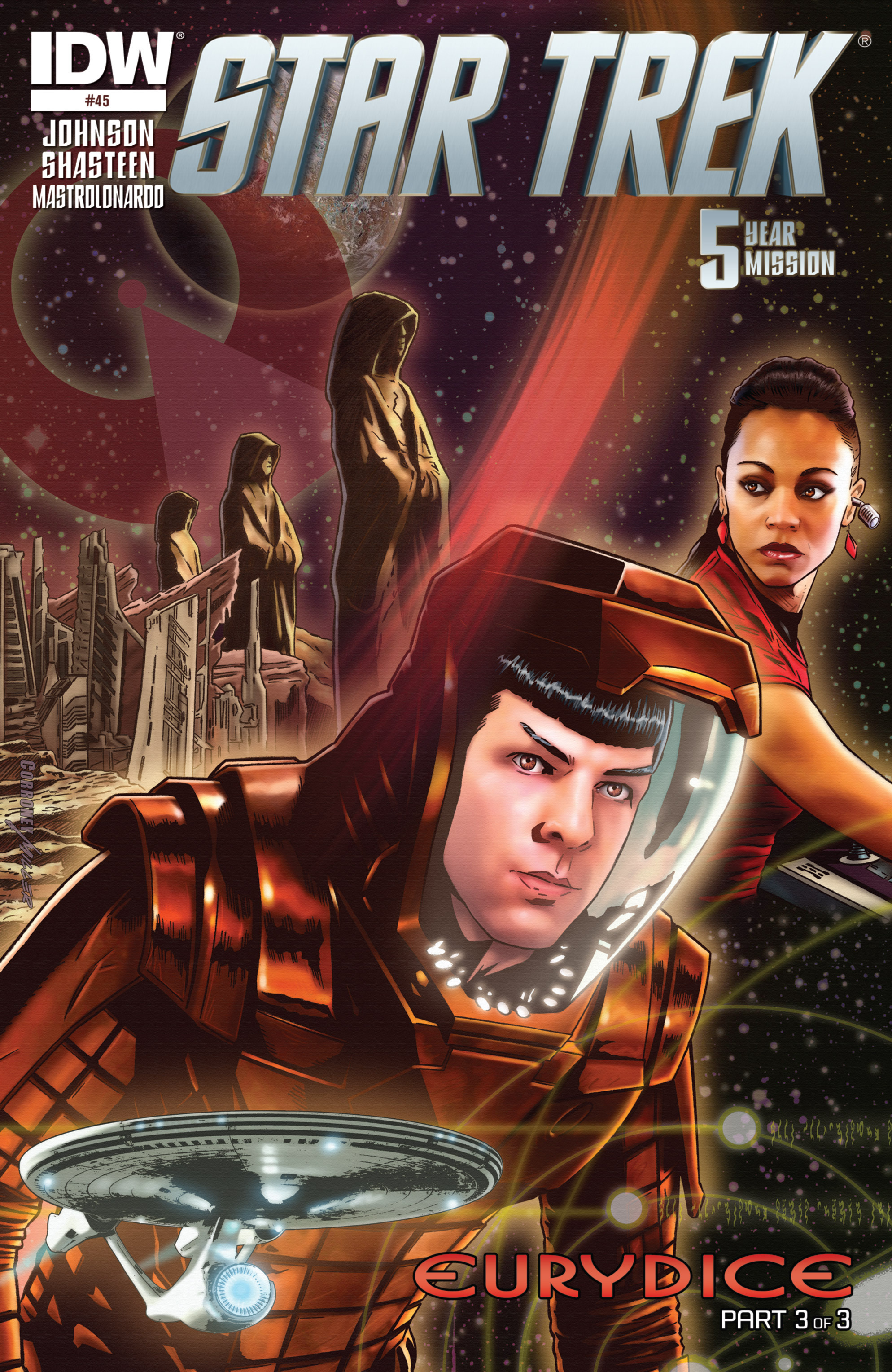 Read online Star Trek (2011) comic -  Issue #45 - 1