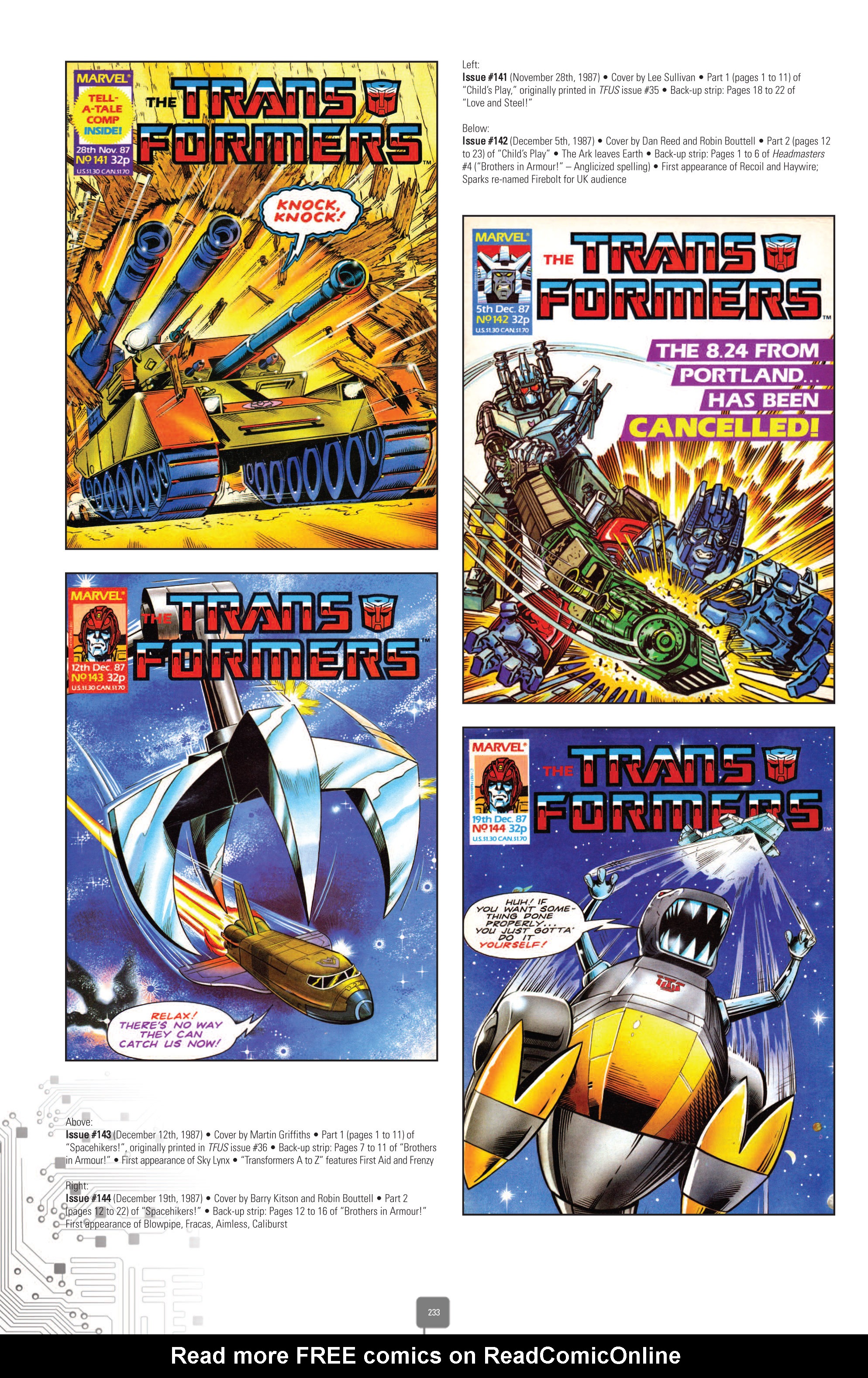 Read online The Transformers Classics UK comic -  Issue # TPB 4 - 233