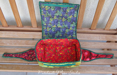 Patchouli Moon Studio~Fabric Bento Style Lunch Tote