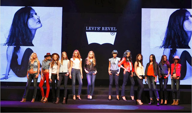 Levi’s Revel Shaping Jeans, shaping jeans, levi's, levi's revel, jeans, model, fashion show