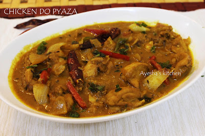 ayeshas kitchen ayesha farah yummy recipes chicken dish CHICKEN DO PYAZA KERALA INDIAN CHICKEN RECIPES CURRY RECIPES 
