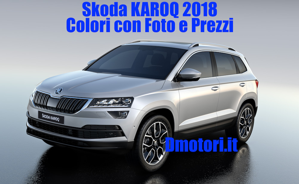 Colori Skoda Karoq con Foto e Prezzi – Quale Colore scegliere?