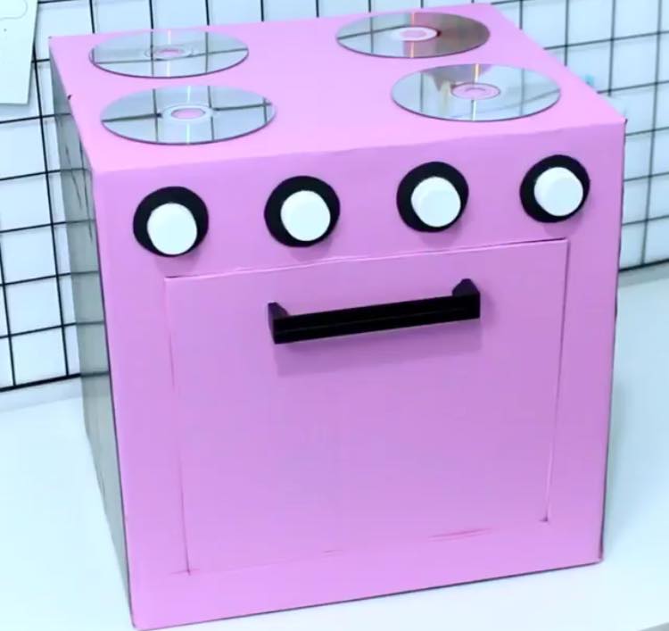 Reciclaje Cocina Juguete Carton Cocina Para NiÃ±as De Carton