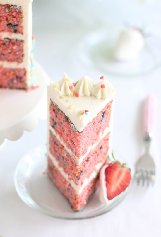 Vanilla Bean Cake Strawberry Filling Vanilla Bean Cake Strawberry Filling