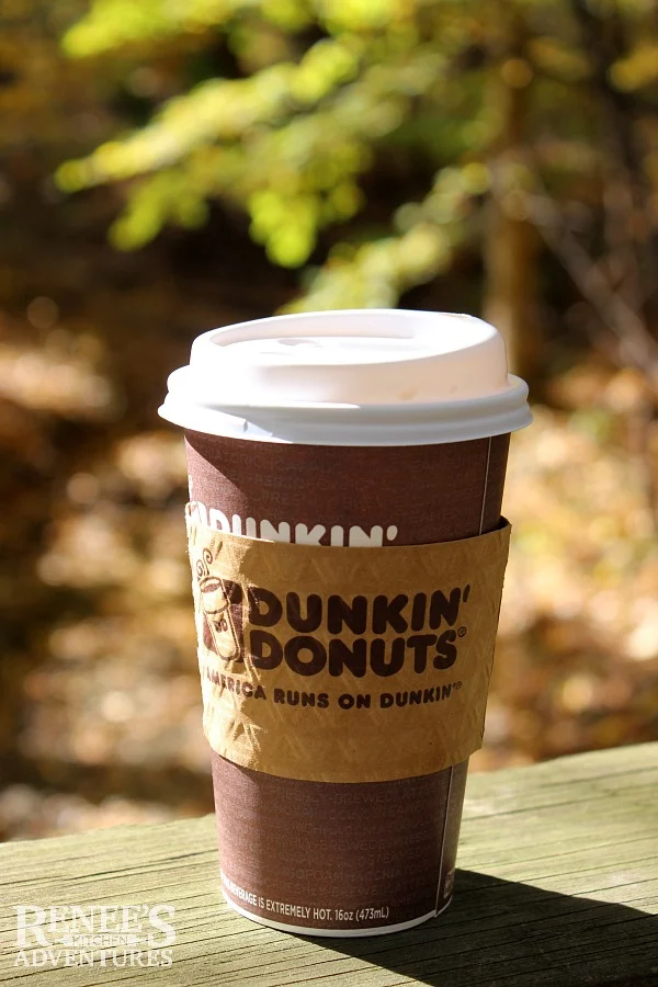 Best Salted Caramel Latte - Dunkin' Donuts beverage served hot or cold perfect Fall flavor | Renee's Kitchen Adventures review