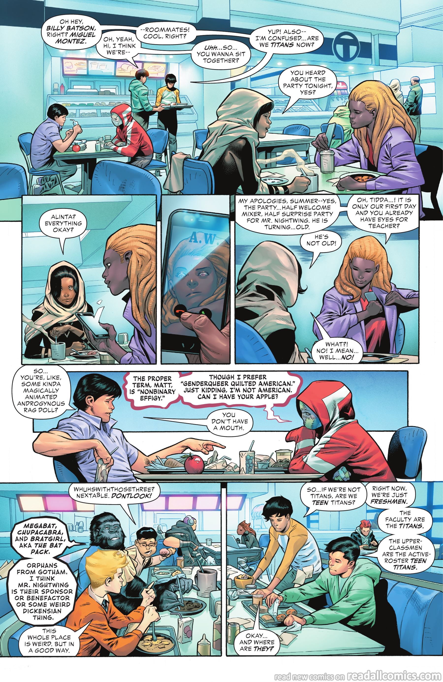 Teen Titans Academy #1 chapter 1 page 10