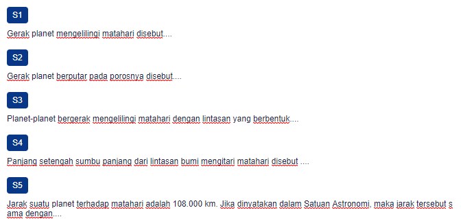 Contoh Soal Model Perbandingan Jarak Komponen Tata Surya Contoh Soal Model Perbandingan Jarak Komponen Tata Surya